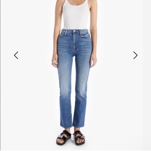 MOTHER Superior High Waisted Rider Skimp In Cowboys Dont Cry